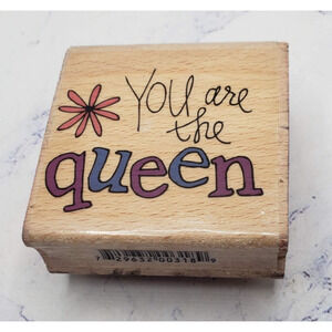 Studio G Kolette Hall You Are The Queen Wood Mounted Rubber Stamp